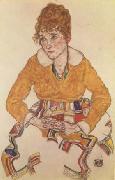 Egon Schiele Portrait of the Artist's Wife (mk12) oil painting artist